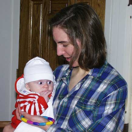 Jared & Aunt Erin. ©1999 by Mark Peterson. All rights reserved.